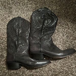 Perfectly broken in Tony Lama cowboy boots